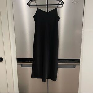 Theory Black Midi Dress size Small